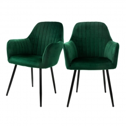 Setvan2eetkamerstoelenLaylavelvetML-Design