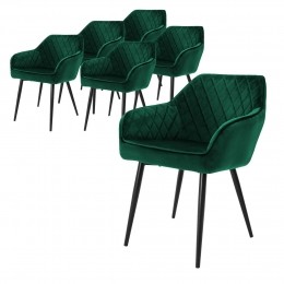 Setvan6eetkamerstoelenAminovelvetML-Design