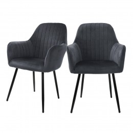 Setvan2eetkamerstoelenLaylavelvetML-Design