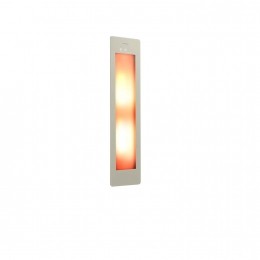 SunshowerPlusMRoundInfraroodenUV-licht140x33cmInbouw-OpbouwvlakofhoekSandWhite