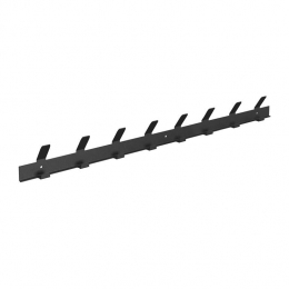 GorillzTrim75Kapstok-16Hakenlengte75cm-Metaal-Zwart