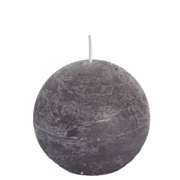 Rusticspherecandle80taupe-Spaas
