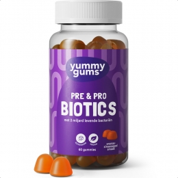 GratisVerzendingYummygumsPreProbiotics60gummies