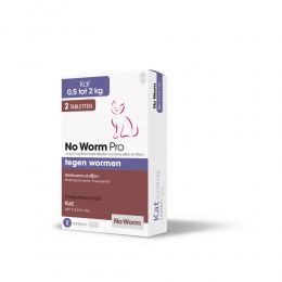 NoWormProOntwormingTablettenKat05tot2kg2tabletten