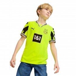PUMABorussiaDortmundAnniversaryShirt2024-2025KidsGeelZwart