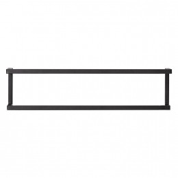 HanddoekrekSealskinCarr48x12x7cmDubbelMatZwart