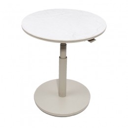 Padroniverstelbarebijzettafelsunnycremestonedia59cm-Oosterikhome