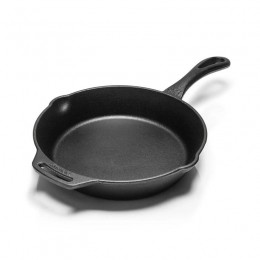GietijzerenSkilletmetsteel25cm-Petromax