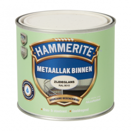 HammeriteMetaallakBinnenKrasvastZijdeglans-ZuiverWit-05L