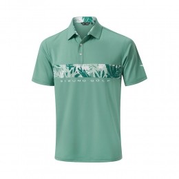 MizunoCaliStripePoloCantonGroenHerenMaatM