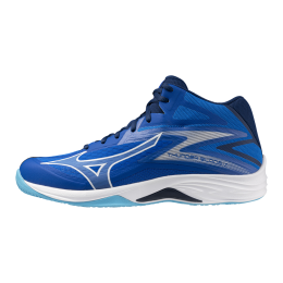 MizunoTHUNDERBLADEZMIDVolleybalschoenenMugenbluewhiteestateblueDamesHerenMaat445