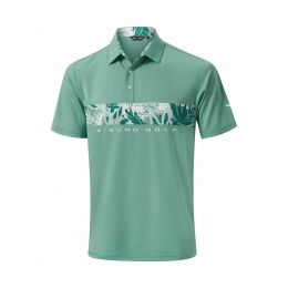 MizunoCaliStripePoloCantonGroenHerenMaatS