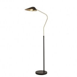 SearchlightSwanVloerlamp-ZwartGoud