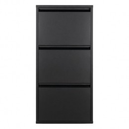 SpinderDesignBilly3Schoenenkast-Zwart