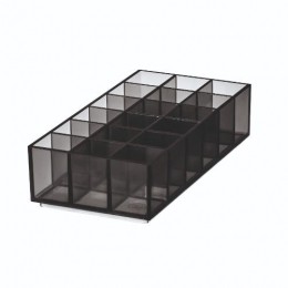 iDesign-LipstickOrganizermet18Vakken203x102x51cmSmok