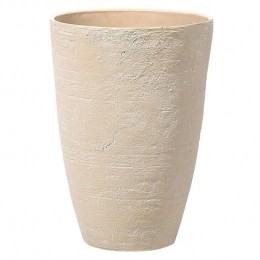 Beliani-CAMIA-Plantenbak-Zandbeige-43cm-Stenenmix