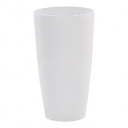 Beliani-TSERIA-Plantenbak-Wit-32cm-Stenenmix