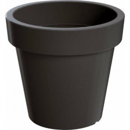 Bloempotplantenpot-D58xH52cm-antraciet-kunststof
