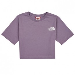 T-shirtKorteMouwTheNorthFaceGirlsSSCropSimpleDomeTee