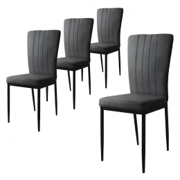 Setvan4eetkamerstoelenGarciavelvetML-Design