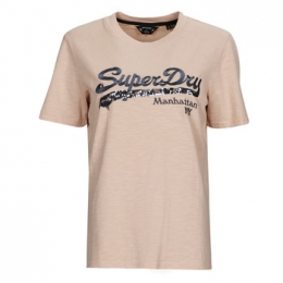 T-shirtKorteMouwSuperdryVINTAGELOGOBOROUGHTEE