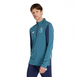NewBalanceFCPortoTrainingstrui14-Zip2024-2025BlauwgrijsDonkerblauwWit