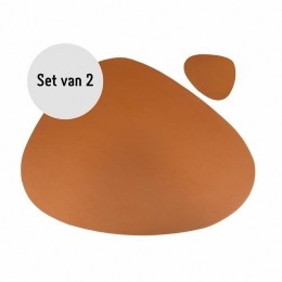 KrumblePlacematsetdesign-2stuks-Bruin