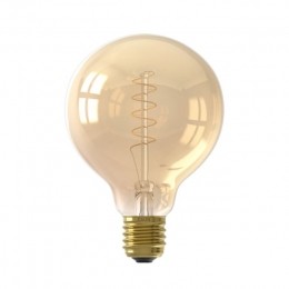 LEDvolglasFlexFilamentGlobelamp220-240V38W250lmE27G95Goud2100KDimbaar-Calex