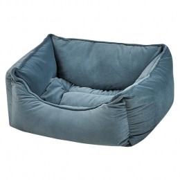 Beliani-IZMIR-Dierenbed-50cm-Blauw-Fluweel