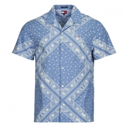 OverhemdKorteMouwTommyJeansTJMREGAOPSSSHIRTEXT