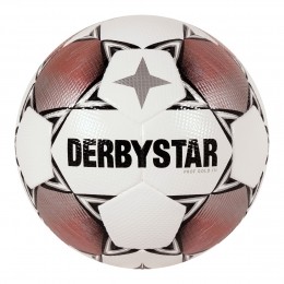 DerbystarProfGoldIIIVoetbalMaat5WitRozeZwart