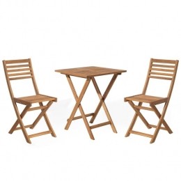 Beliani-FIJI-Bistrosetvoor2-Lichtehoutkleur-Acaciahout
