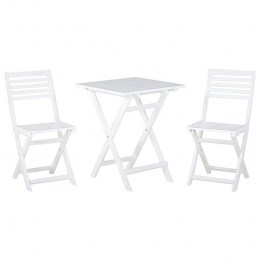 Beliani-FIJI-Bistrosetvoor2-Wit-Acaciahout