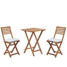 Beliani-FIJI-Bistrosetvoor2-LichtehoutkleurBlauw-Acaciahout