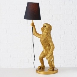 Tafellampgoudenaapmetlampenkap