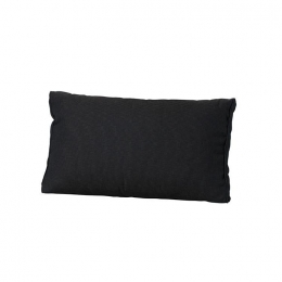 MadisonLoungerugkussensoft60x40RibBlack