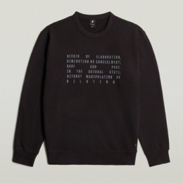 SweaterG-StarRawTEXTGRAPHICRSW