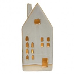 ClayreEefDecoratieHuis18cmBeigePorselein