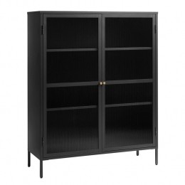 RebellenclubOmeoVitrinekast-140x111cm-Zwart