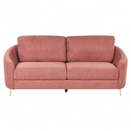 Beliani-TROSA-Driezitsbank-Roze-Polyester