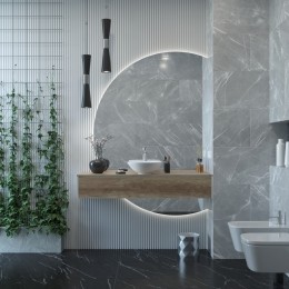 GlissDesignCalypsoSpiegeltbvOnderkast140cmRechts
