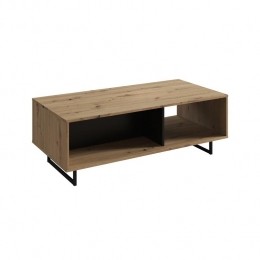 Meubella-SalontafelSaturn-Eiken-Zwart-121cm