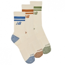 SportsokkenNewBalanceACTIVELIFESTYLESTRIPEDCREWSOCKS3PACKS