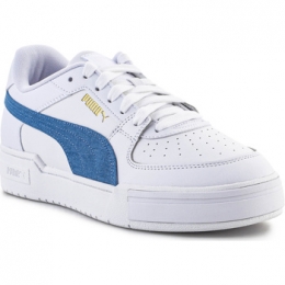 LageSneakersPumaCaliProDenimCasualUnisexWhiteBlue385690-01