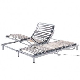 Beliani-COMFORT-Elektrischelattenbodem-Zilver-180x200cm-Staal