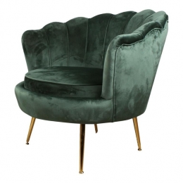 DS4U-Felizfauteuilvelvetdonkergroen