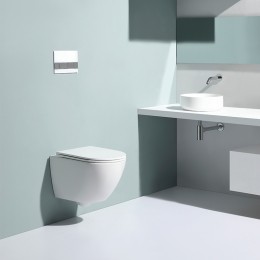SanigoodsNeptunuscompactrandlooswandclosetmetsoftclosezittinglaag