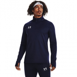 UnderArmourChallengerTrainingstrui14-ZipDonkerblauwWit