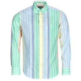 OverhemdLangeMouwGantREGVOILEMULTISTRIPESHIRT