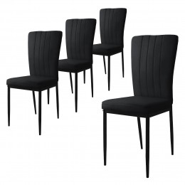Setvan4eetkamerstoelenGarciavelvetML-Design